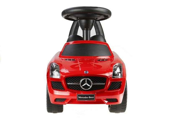 Mercedes Benz Red - Kids Push Along Ride On Car