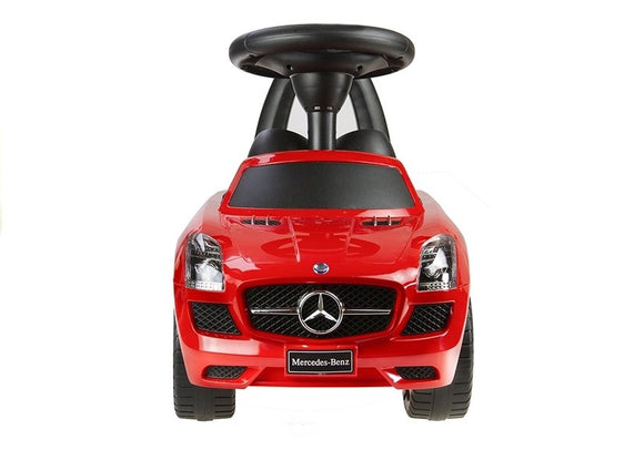 Mercedes Benz Red - Kids Push Along Ride On Car