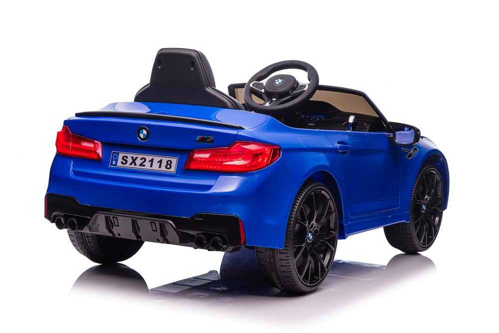 Voiture électrique BMW M5 Bleue
