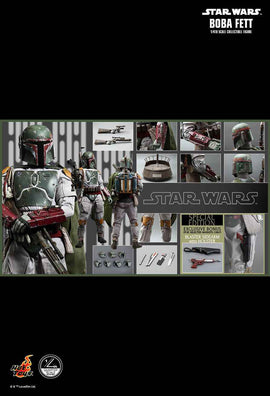 Figurine Hot Toys QS003 - Star Wars 6 : Return Of The Jedi - Boba Fett Deluxe Version