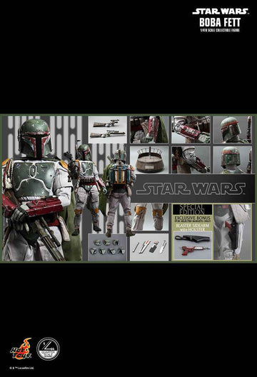 Figurine Hot Toys QS003 - Star Wars 6 : Return Of The Jedi - Boba Fett Deluxe Version
