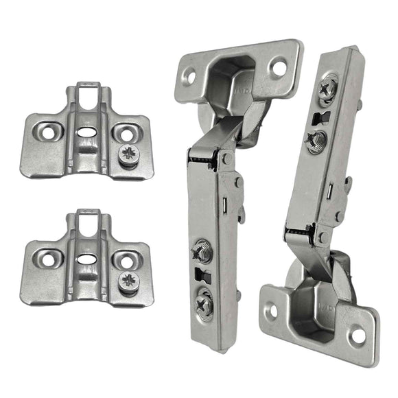 Confezione da 4pz di cerniere soft per ante di mobili con foro Ø26 mm