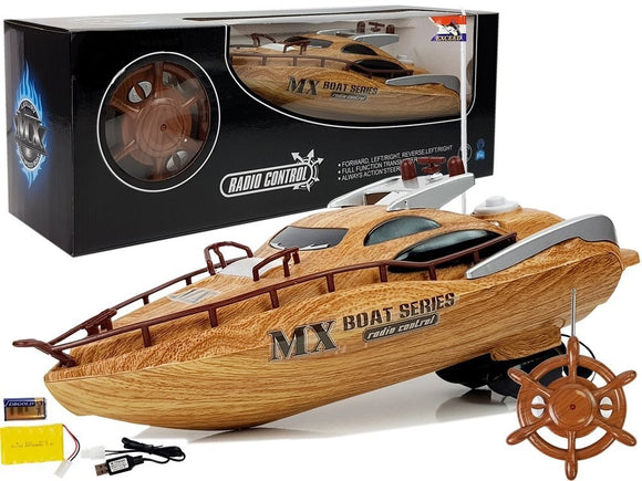 Bateau à moteur r/c 27mh direction à distance portée de la télécommande 40 m