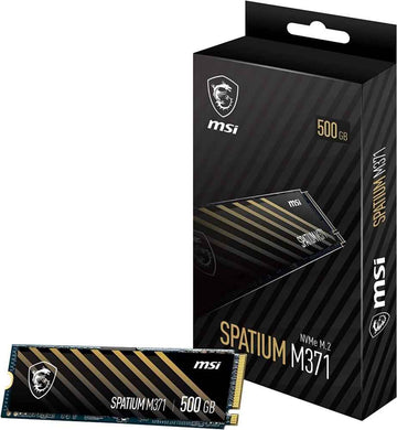 MSI SPATIUM M371 NVME M.2 internal solid state drive 500 GB PCI Express 3.0