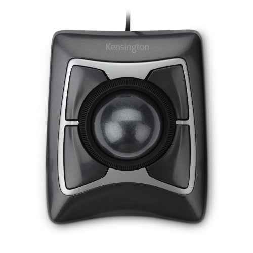 MOUSE Kensington - trackball, "Expert", trackball, cu fir, USB, optic, nespecificat, butoane/scroll 4/1, trackball, negru, "64325" (timbru verde 0.18 lei)