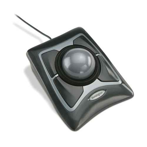 MOUSE Kensington - trackball, "Expert", trackball, cu fir, USB, optic, nespecificat, butoane/scroll 4/1, trackball, negru, "64325" (timbru verde 0.18 lei)