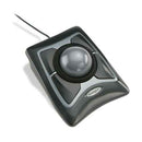 MOUSE Kensington - trackball, "Expert", trackball, cu fir, USB, optic, nespecificat, butoane/scroll 4/1, trackball, negru, "64325" (timbru verde 0.18 lei)