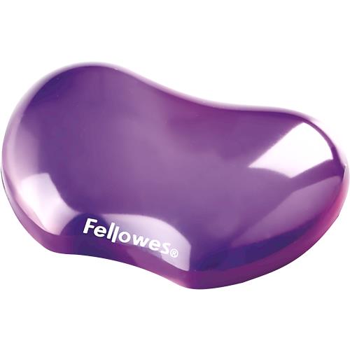 Fellowes CRYSTAL Mouse & Wrist Pad gel purple