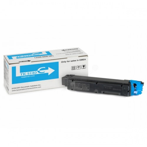 Kyocera TK-5140C Toner Cartridge, Cyan