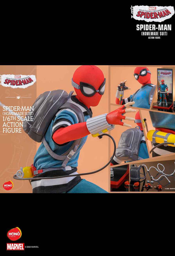 Figurine Hot Toys HS07 - Marvel Comics - Your Friendly Neighborhood Spider Man - Spider Man Homemade Suit