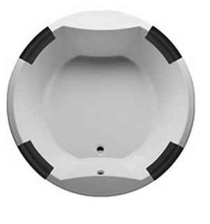 Grande baignoire ronde duo RIHO COLORADO 180x180 cm
