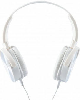 Słuchawki stereo z mikrofonem Montana Białe