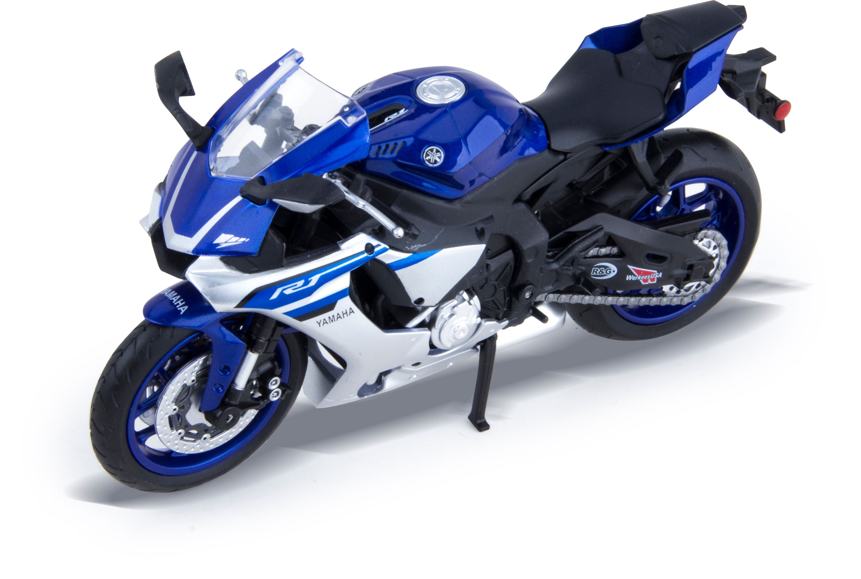 Modèle moulé sous pression msz yamaha yzf-r1 échelle 1:12
