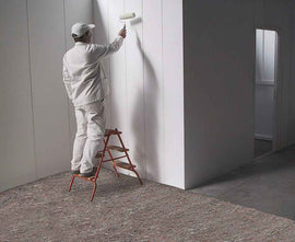 Bâche de protection absorbante plastifiée