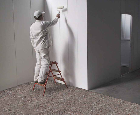 Bâche de protection absorbante plastifiée