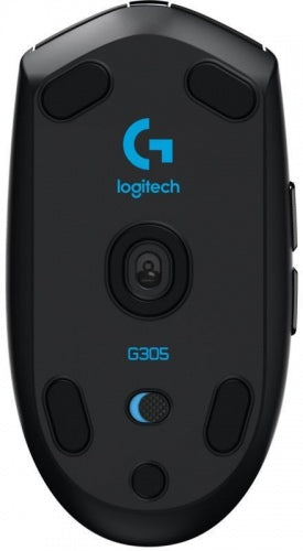 Logitech G305 Lightspeed Wireless Gaming Mouse, RF Wireless + Bluetooth, 12000 DPI, Black