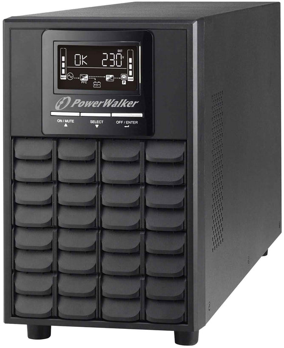 PowerWalker VFI 1000 CG PF1 uninterruptible power supply (UPS) Double-conversion (Online) 1 kVA 1000 W 4 AC outlet(s)