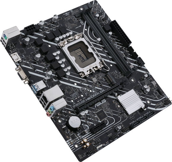 Asus | PRIME H610M-K D4 | Processor family Intel | Processor socket LGA1700 | DDR4 DIMM | Memory slots 2 | Supported hard disk drive interfaces SATA, M.2 | Number of SATA connectors 4 | Chipset Intel H610 | mATX