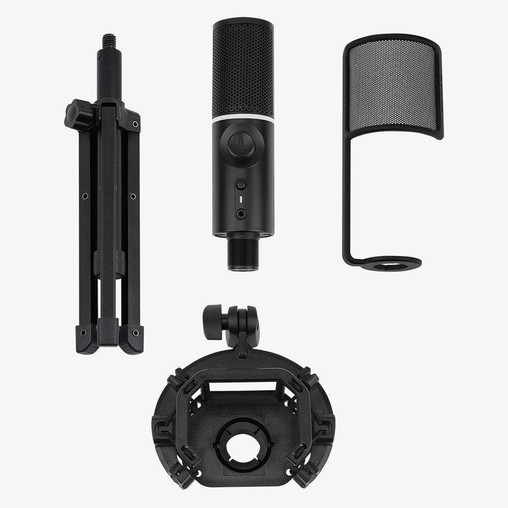 Streamplify mic tripod noir microphone de studio