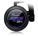 Refroidisseur Gigabyte « AORUS WATERFORCE X 240 », boîtier universel, refroidissement liquide, ventilateurs 120 mm x 2, 2 150 tr/min, éclairage RVB, « AORUS WATERFORCE X 240 » (timbre vert 2,00 lei)