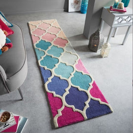 Tapis de salon en laine rosita