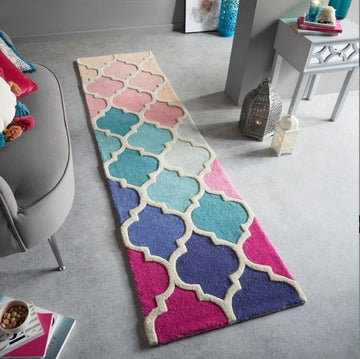 Tapis de salon en laine ROSITA - Novatrend 