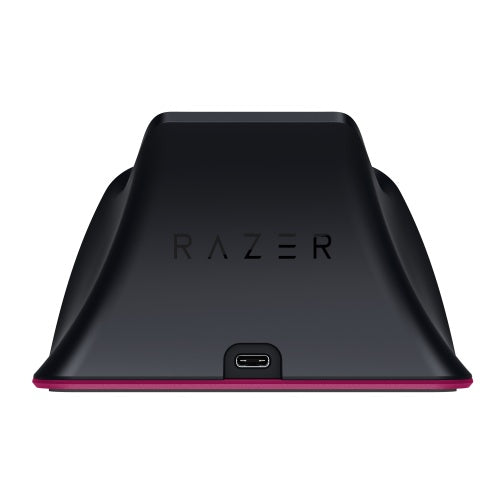 Support de charge rapide Razer RC21-01900300-R3M1 pour manette de jeu PS5, rouge
