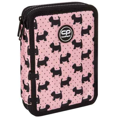 Trousse scolaire à deux étages avec équipement Coolpack Jumper XL Doggies