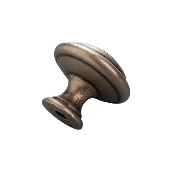 Bouton de meuble LYONNAIS, Finition fer patiné