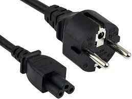 Bulk AC cord - 0.6m / 2ft, C5 connector, EU plug, single pack