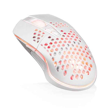 Logic Wired LM-STARR-ONE-LIGHT Gaming Mouse with USB / 1.8m / 6400 DPI / White