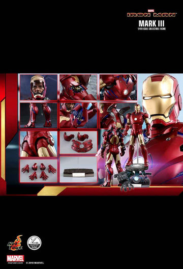 Figurine Hot Toys QS011 - Marvel Comics - Iron Man - Iron Man Mark 3