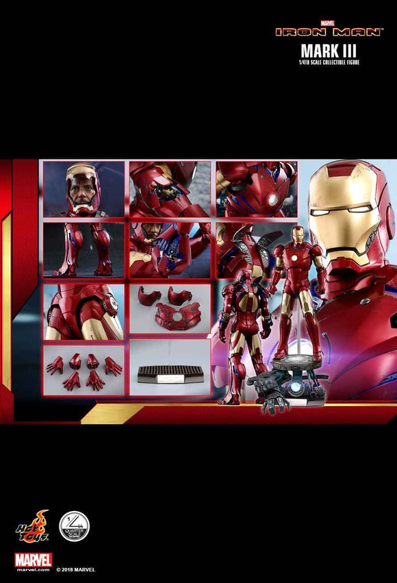 Figurine Hot Toys QS011 - Marvel Comics - Iron Man - Iron Man Mark 3
