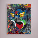 Goldorak reproduction officielle sur toile de l'œuvre de Vincent STREIFF
