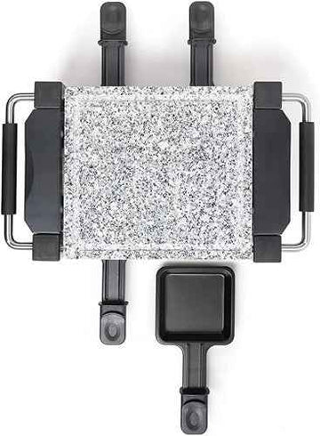 Retour client Ecost Appareil à raclette LIVOO DOC261 pour 4 personnes, acier inoxydable, gris