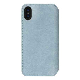 Portefeuille Krusell Broby Slim Wallet 4 cartes pour iPhone XS, bleu