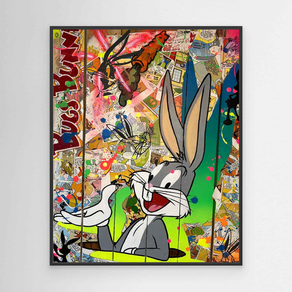 Bugs Bunny reproduction officielle sur toile de l'œuvre