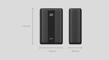 SILICON POWER Power Bank QX55, 30000mAh, Black | Silicon Power | Power Bank | QX55 | 30000 mAh | Black - 0