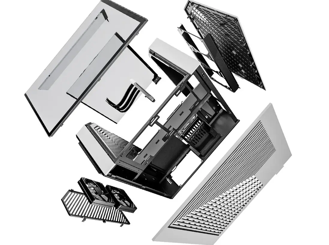 HYTE Y60 Midi Tower Black, White