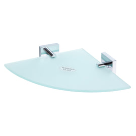 Etagère triangulaire d'angle BETA en verre 25,5x25,5x 5,5cm - 0