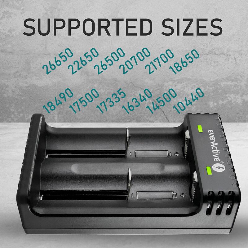 Chargeur pour batteries li-ion cylindriques everactive lc-200