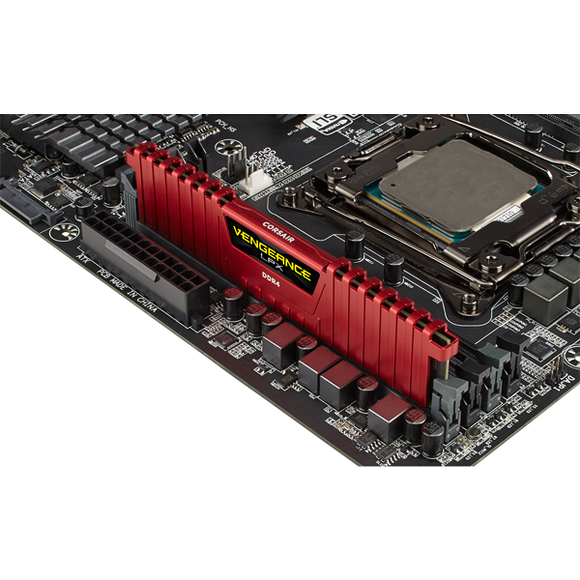 Mémoire DDR Corsair DDR4 8 Go, fréquence 2666 MHz, 1 module, dissipateur thermique, modèle « CMK8GX4M1A2666C16R »