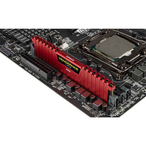Mémoire DDR Corsair DDR4 8 Go, fréquence 2666 MHz, 1 module, dissipateur thermique, modèle « CMK8GX4M1A2666C16R »