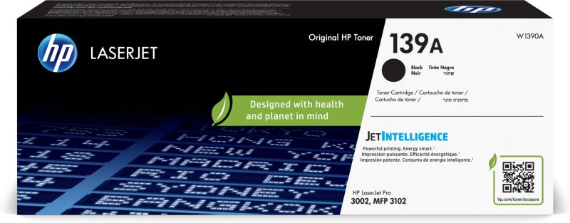 Cartouche de toner noir HP 139A LaserJet d'origine