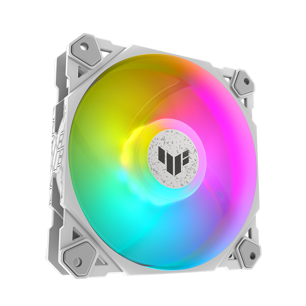 Asus tuf gaming tf120 argb white edition boîtier d'ordinateur refroidisseur d'air 12 cm 1 pièces