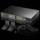 Cudy FS1018PS1 network switch Fast Ethernet (10/100) Power over Ethernet (PoE) Grey