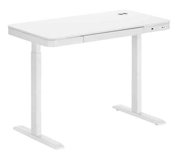 Table réglable en hauteur Up Up Balder II blanche