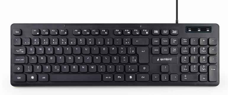 Clavier multimédia Gembird noir