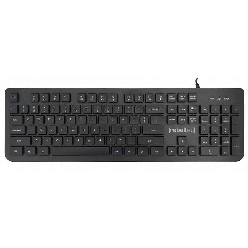 Klawiatura USB Full size Solidero Funkcje multimedialne