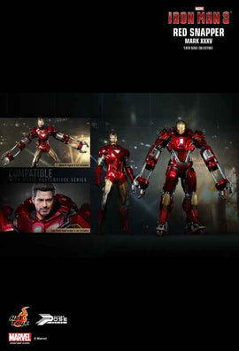 Figurine Hot Toys PPS002 - Marvel Comics - Iron Man 3 - Power Pose Red Snapper